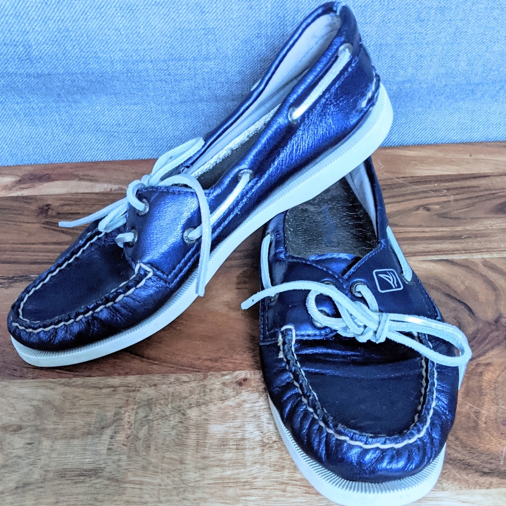 Sperry Top-siders | Metallic Blue | Size 7.5